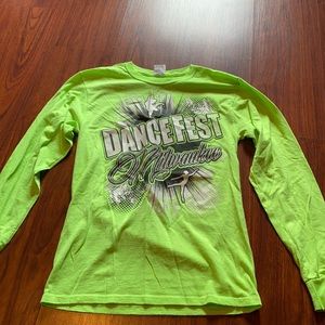 Green dance fest long sleeve